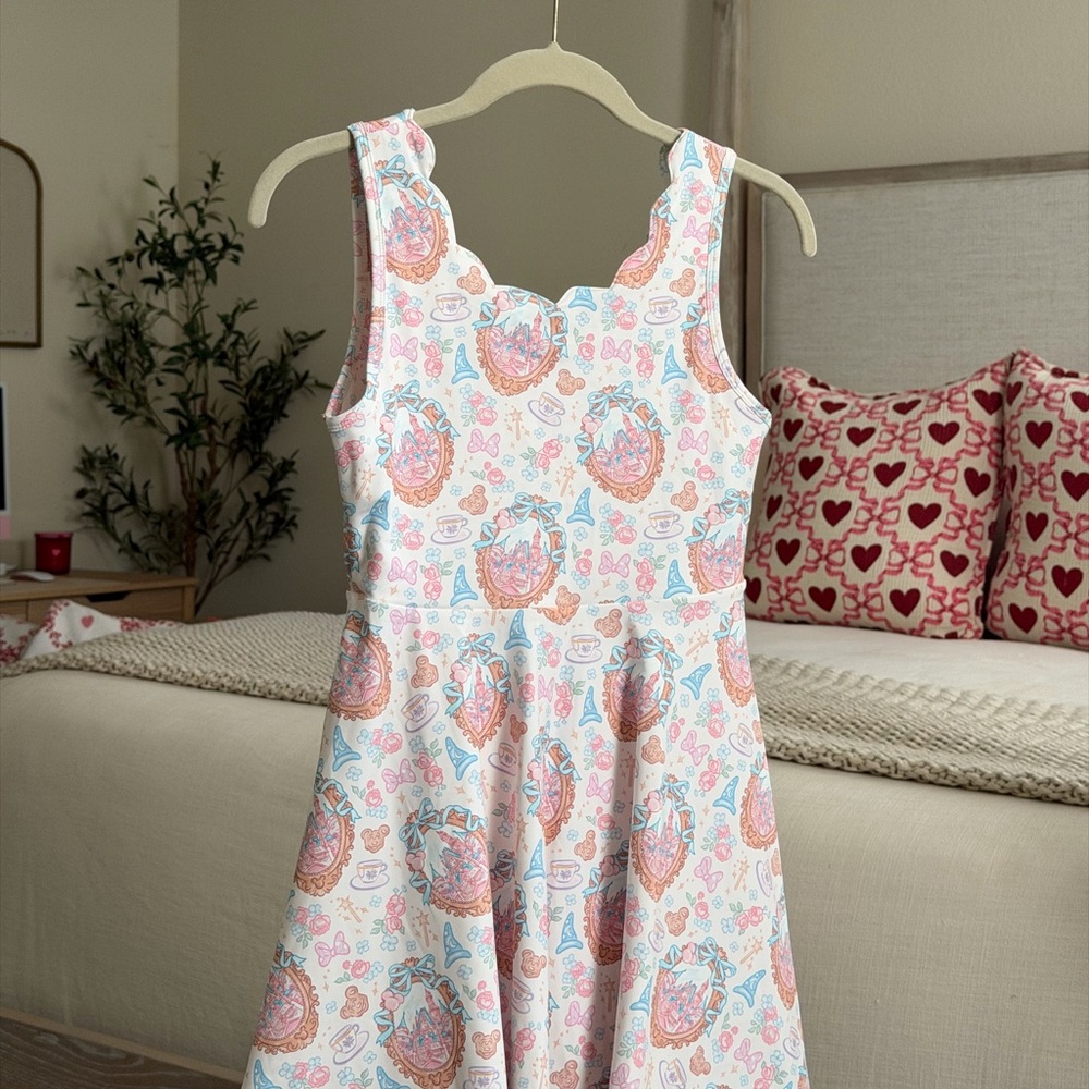 Shop The Magic Box - Disney Castle Athletic Dress - Scalloped Detail